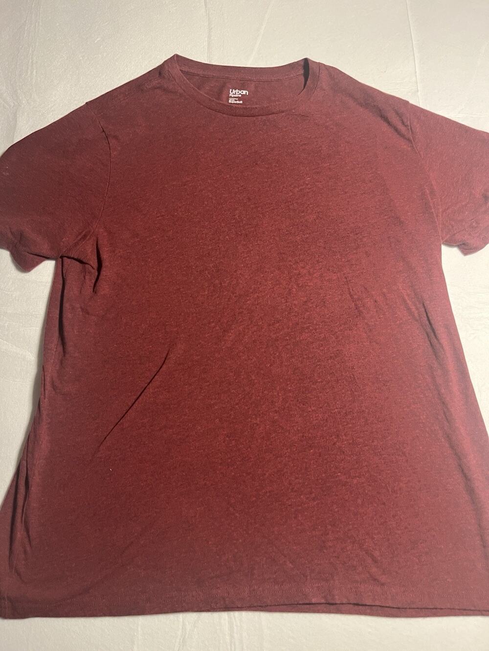 Urban Pipeline Men’s XL Tall Red Heather Super Soft Crew Neck T-Shirt